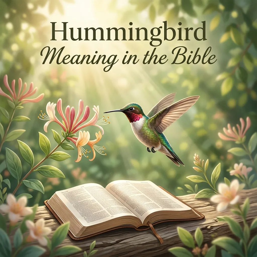 Colibrí significado en la biblia
