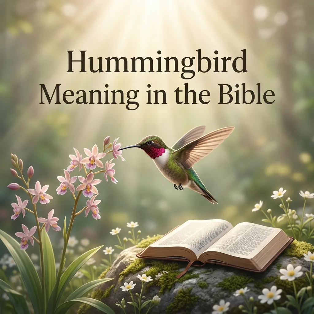 Que significan los colibríes en la biblia