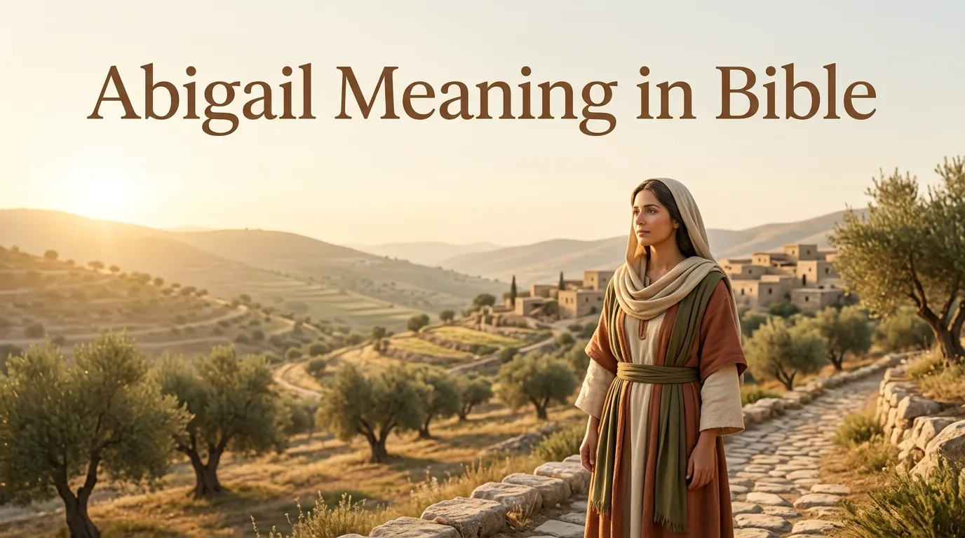 Abigail Meaning in the Bible