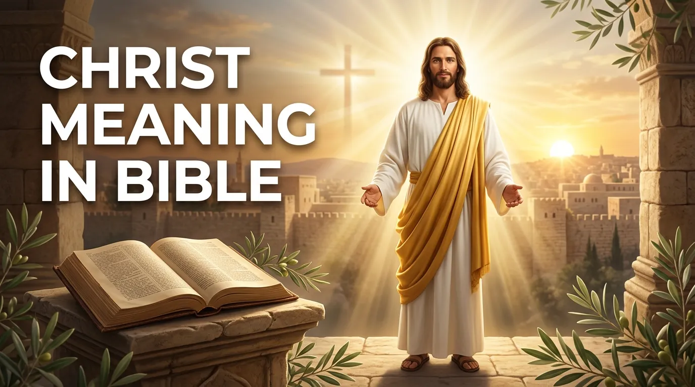 Christ Meaning in Bible