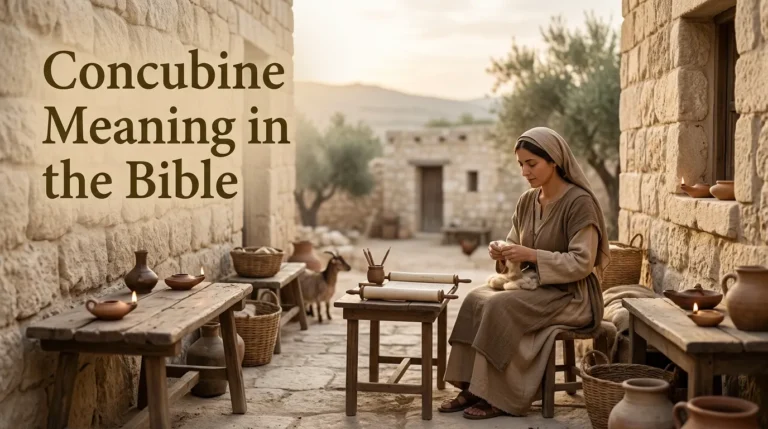 Concubine Meaning in the Bible