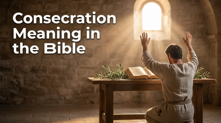 Consecration Meaning in the Bible