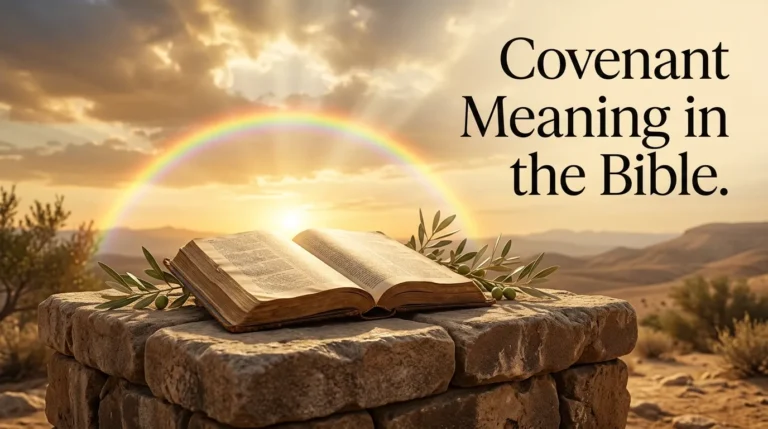 Covenant Meaning in the bible