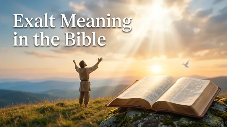 Exalt Meaning in the bible