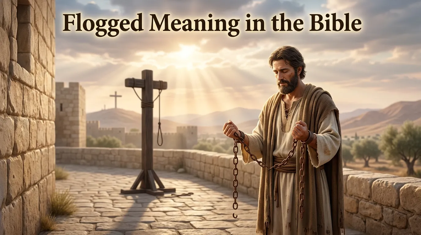 Flogged Meaning in the Bible