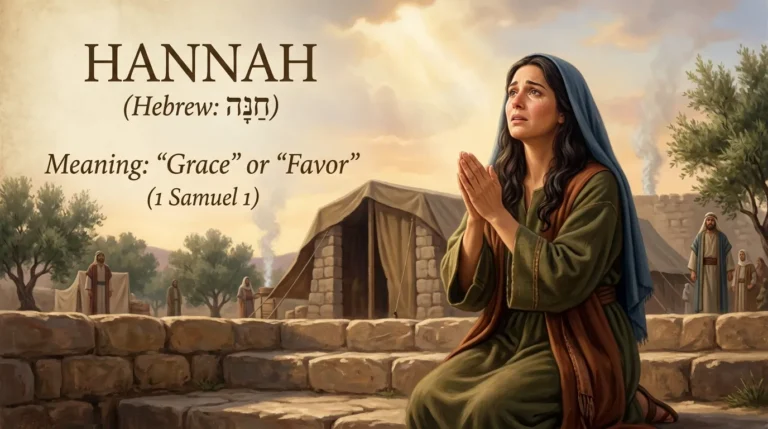 Hannah Meaning in bible