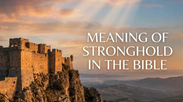 Meaning of Stronghold in the Bible