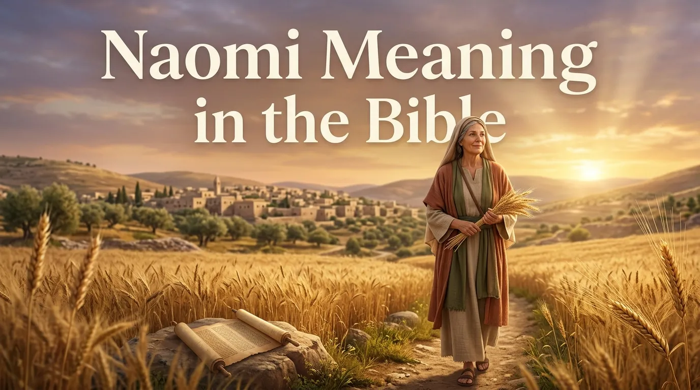 Naomi Meaning in the Bible