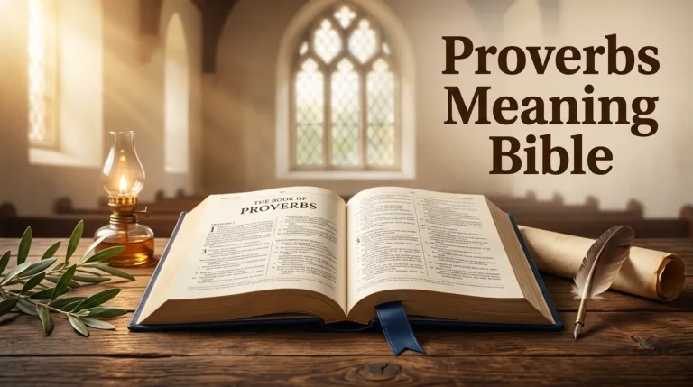 Proverbs Meaning Bible
