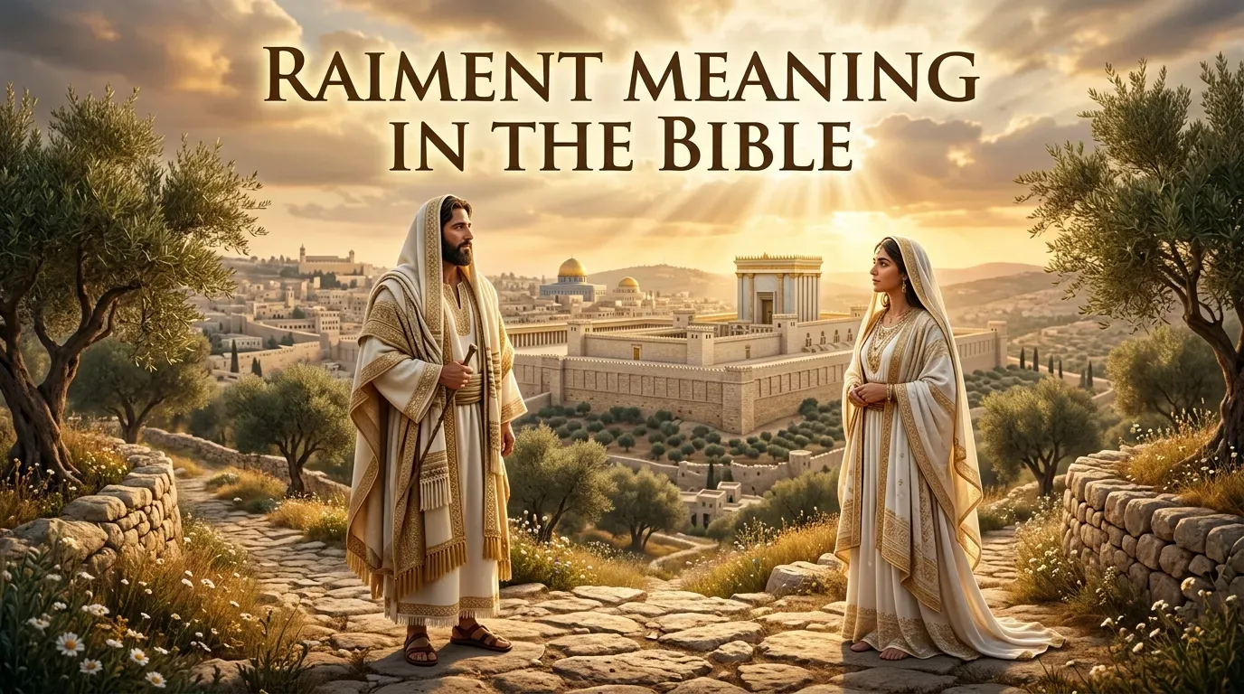 Raiment Meaning in the Bible