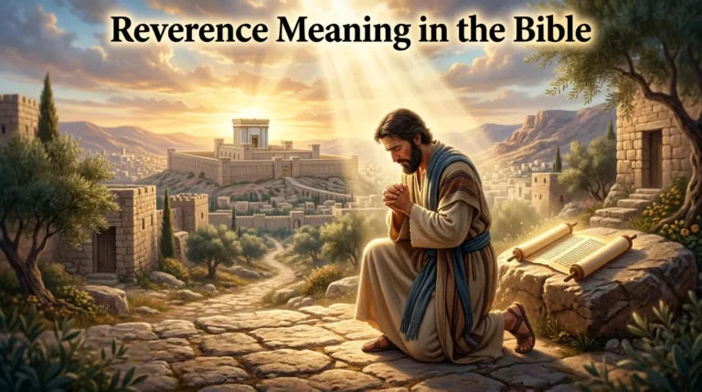 Reverence Meaning in the Bible
