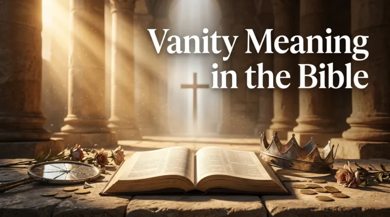 Vanity Meaning in the Bible