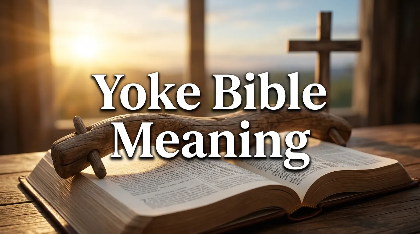 Yoke Bible Meaning