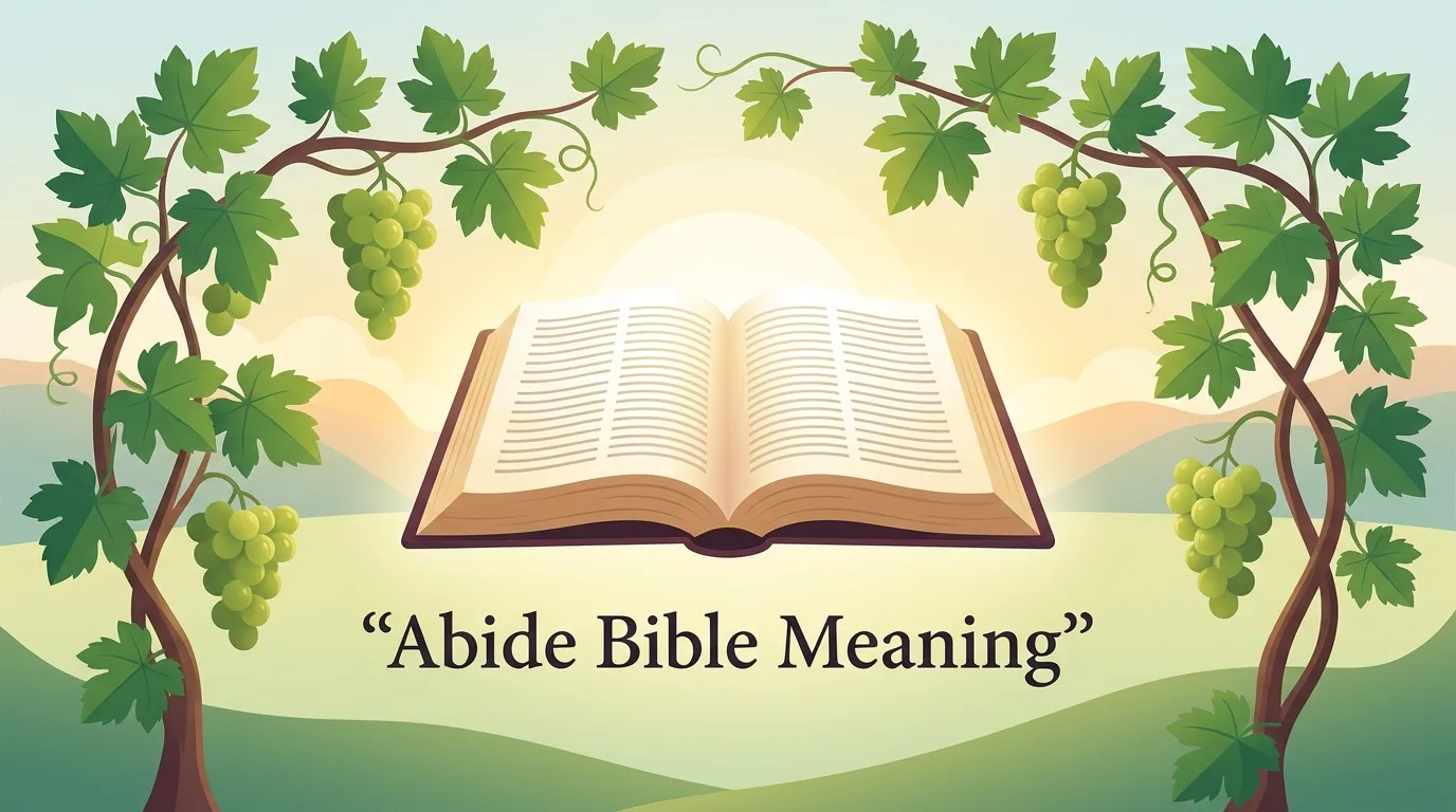 Abide Bible Meaning
