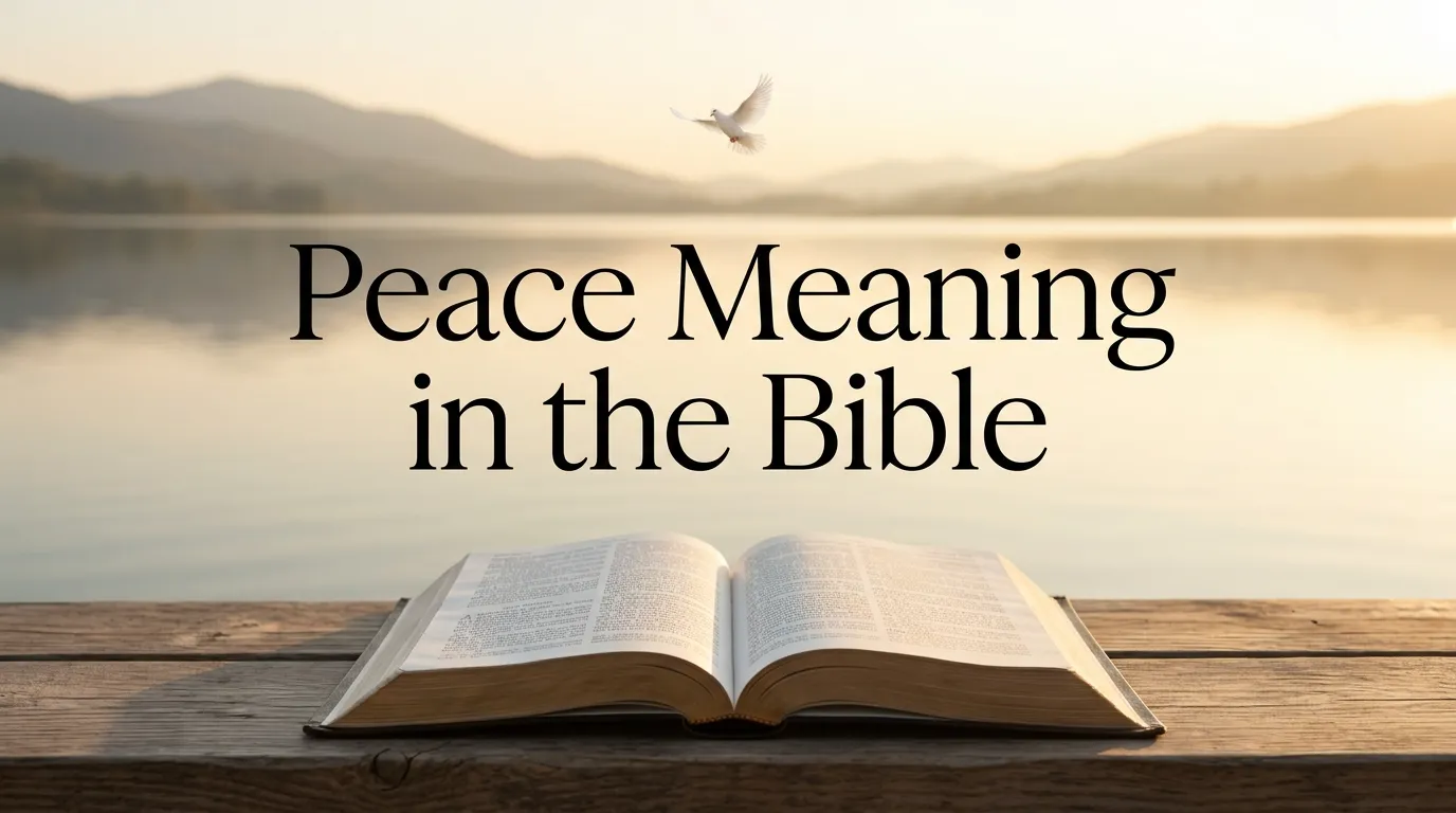 Peace Meaning in the Bible