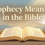 Prophecy Meaning in the Bible