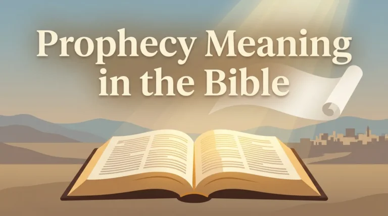 Prophecy Meaning in the Bible
