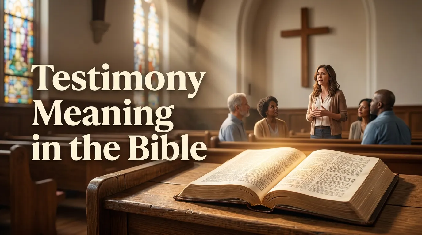 Testimony Meaning in the Bible