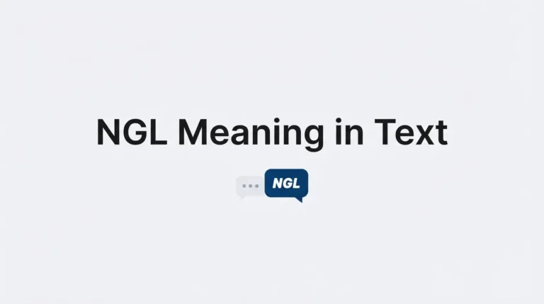 NGL Meaning in Text