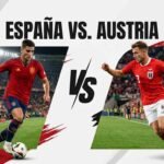 España vs. Austria football matchup
