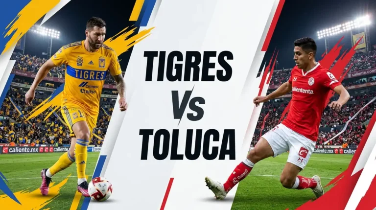 Tigres vs Toluca football matchup